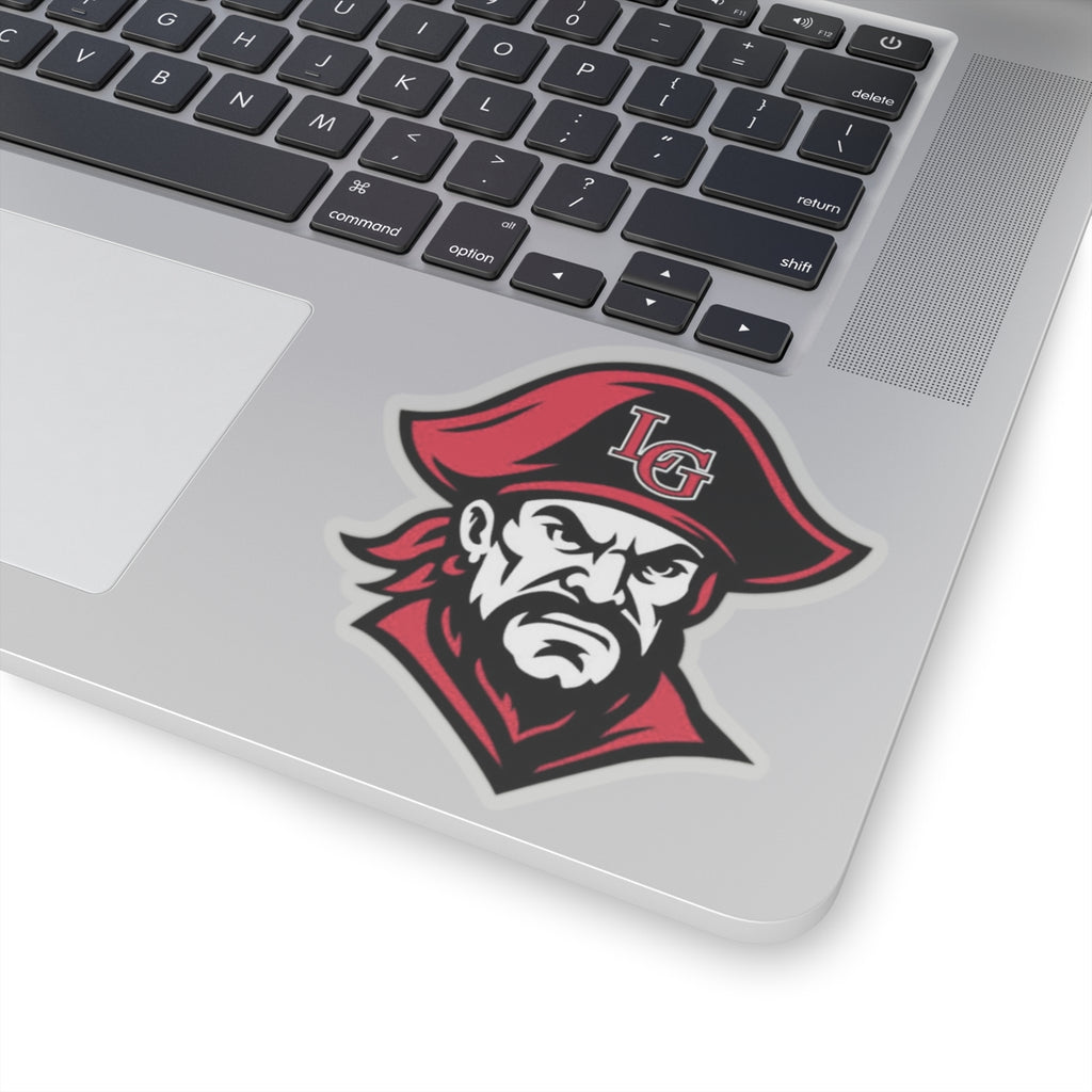 Pirate Mascot Sticker (Locust Grove)