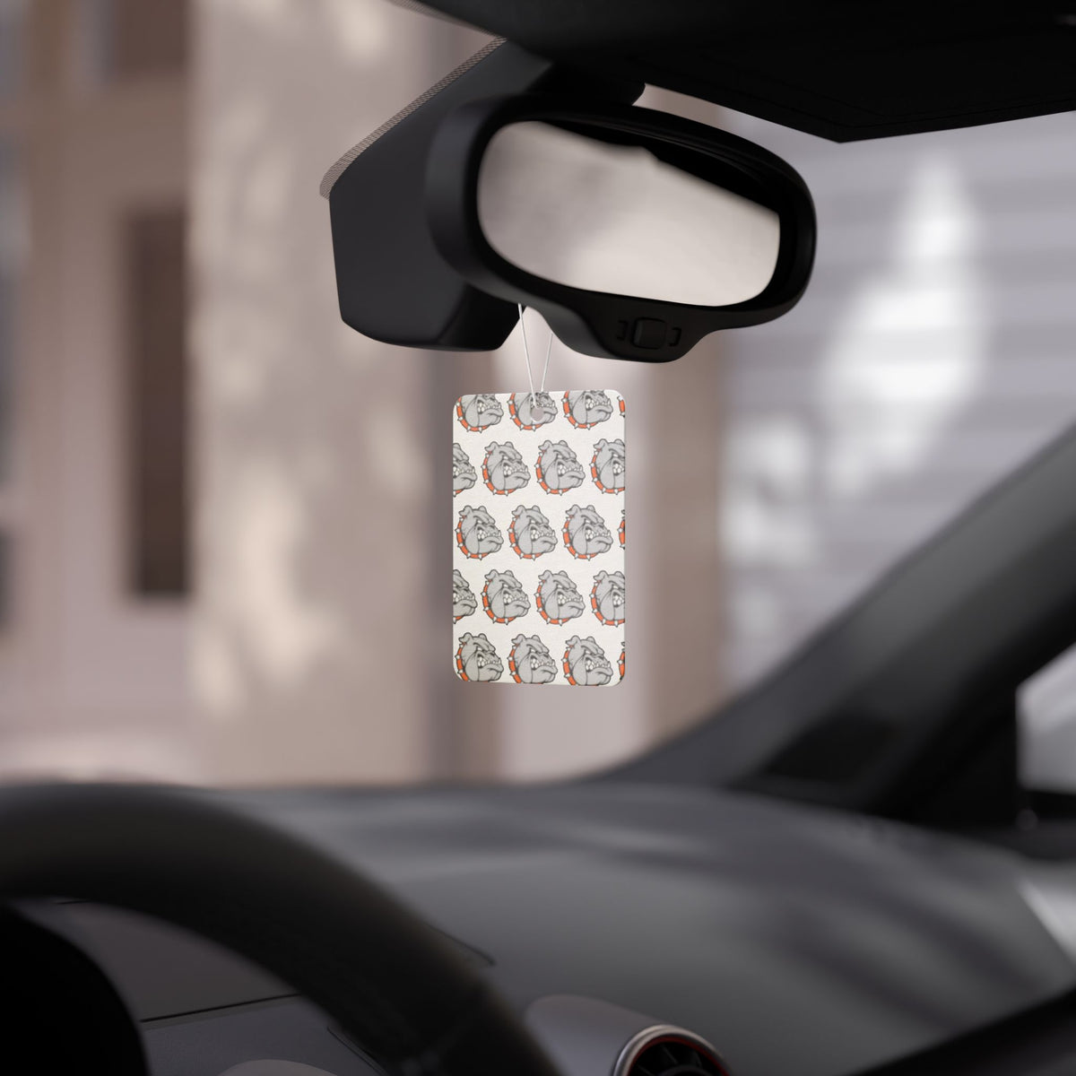 Bulldog Pattern Car Air Freshener