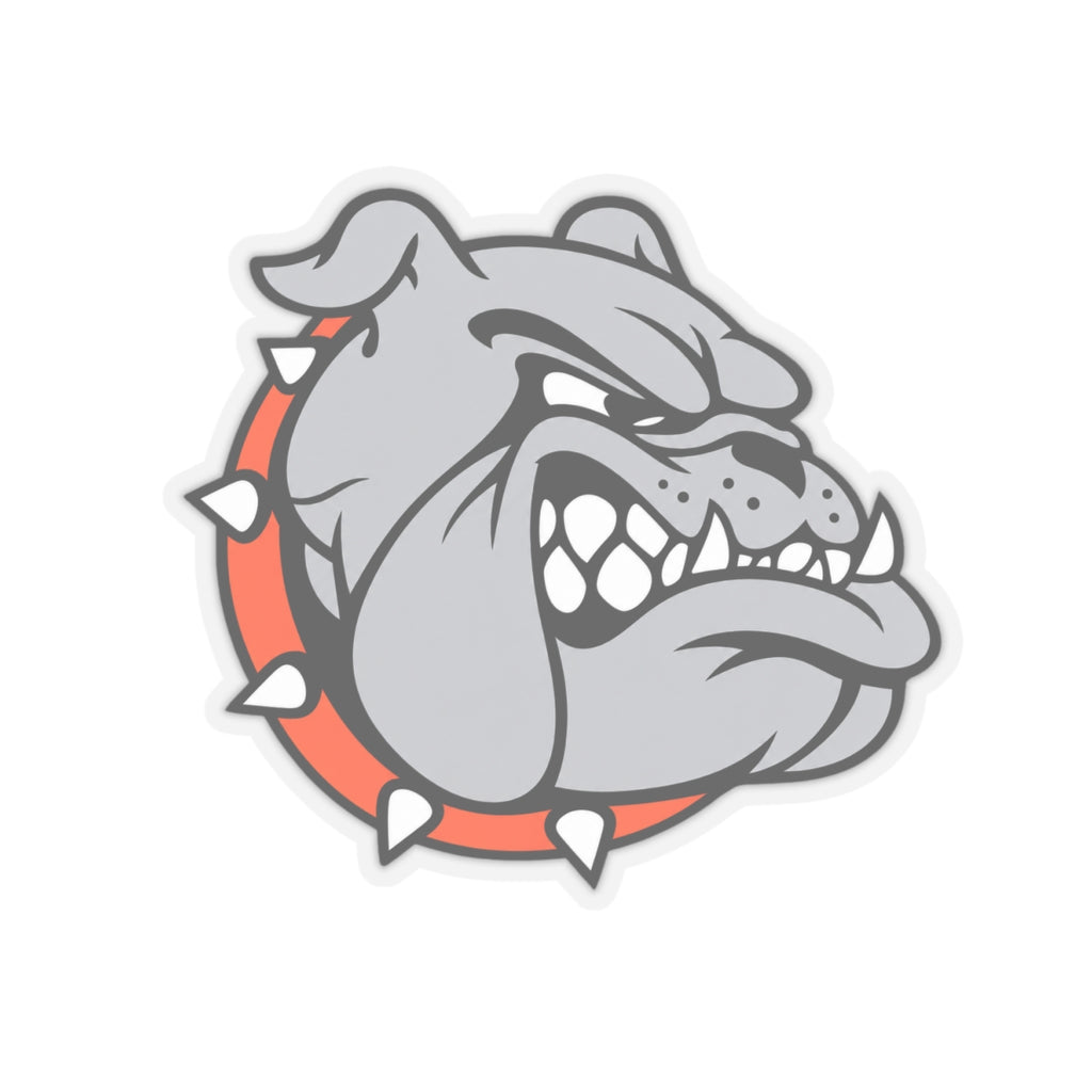 Bulldog Mascot Sticker