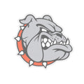 Bulldog Mascot Sticker